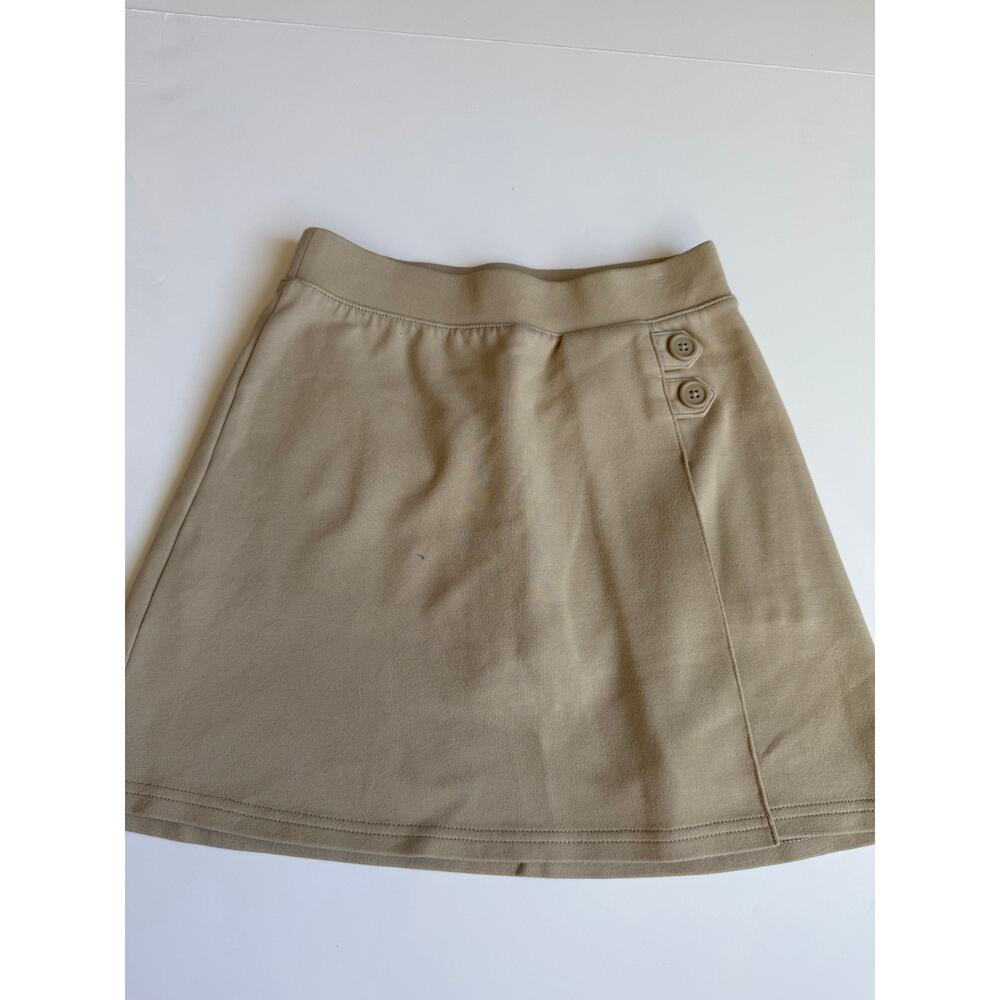 Cat & Jack Girls School Uniform Skort Lot of 3 Khaki Medium 8 Built In Shorts - Picture 9 of 15
